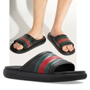 Gucci | Shoes | Authentic Gucci Agrado Slide Sandal Cream  display picture 1